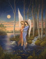 Moon Light Angel Fine Art Print