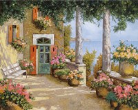 Le Colonne Sulla Terrazza Fine Art Print