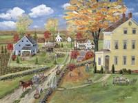 Autumn Chores Fine Art Print