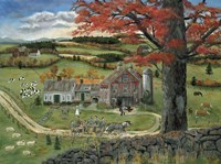 Country Hay Ride Fine Art Print