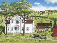 Grand Daughters Visit Fine Art Print