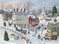 Oak Ridge in Winter Fine Art Print