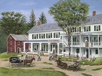 The Leavenworth Hotel-1800's Fine Art Print