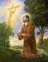 Saint Francis Of Assisi Fine Art Print