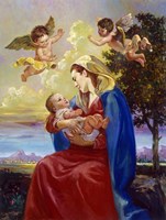 Mother And Child Fine Art Print