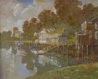 South Port Harbor Fine Art Print