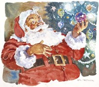 Santa's Glow Fine Art Print