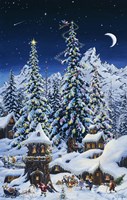 Christmas With The Elves Fine Art Print
