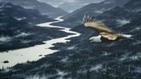 On The Silent Wings Of Freedom Fine Art Print