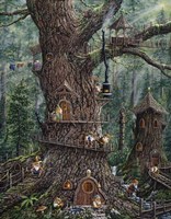 Gnomes Sweet Home Fine Art Print