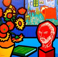 Homage To Van Gogh 3 Fine Art Print