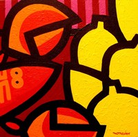 Lobster And 5 Lemons Fine Art Print