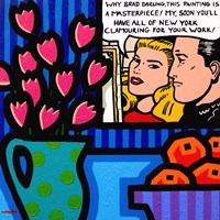 Still Life With Lichtenstein Fine Art Print