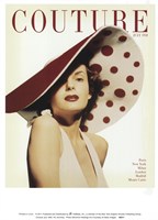 Couture July 1950 Fine Art Print