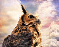 Majestic Great Horned Owl Fine Art Print