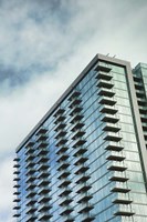 Glass Skyscraper In Nashville Fine Art Print