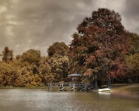 Graves Pond In Autumn Fine Art Print