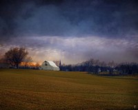 Missouri Barn At Sunset Fine Art Print