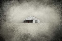 Red Door Farmhouse Fine Art Print