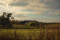Rusty Barn At Sunset Fine Art Print