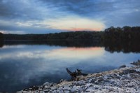 Sunset At Lake Graham 2 Fine Art Print