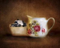 Blueberries And Cream Fine Art Print