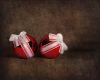 Two Red Ornaments Still Life Fine Art Print
