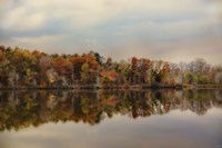 Autumn At Lake LaJoie 2 Framed Print