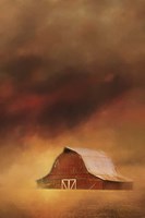 Summer Storm At The Barn Fine Art Print