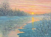 Winter Sunset Fine Art Print