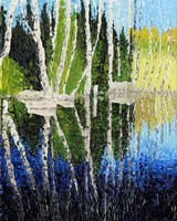 Birch Tree Reflections Fine Art Print
