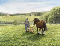 Green Fields of Home Fine Art Print