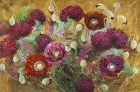 Poppies and Peonies Fine Art Print