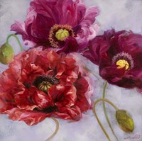 Purple Poppies II Fine Art Print