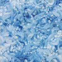 Blue Swirls Fine Art Print