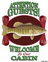 Attention Guests Fine Art Print