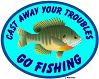 Cast Away Troubles Fine Art Print