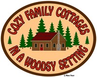 Cozy Cottage Woodsy Setting Fine Art Print