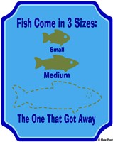 Fish Are 3 Sizes Fine Art Print