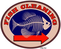 Fish Cleaning Arrow Fine Art Print