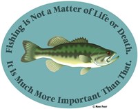 Fishing Life Or Death Fine Art Print