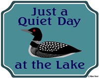Just A Quiet Day At The Lake Fine Art Print