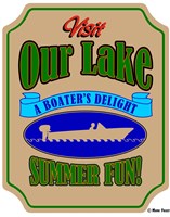 Our Lake Boaters Delight Fine Art Print