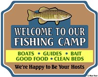Our Lake Fish Camp Fine Art Print