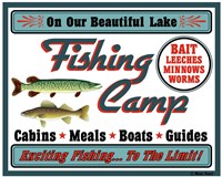 Our Lake Fishing Camp Fine Art Print