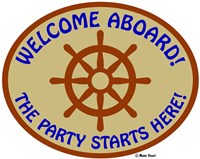 Welcome Aboard Party Fine Art Print