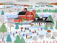 Apple Pond Farm Winter Fine Art Print