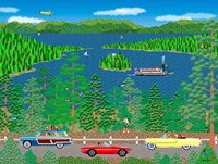 Cruising Lake Tahoe Fine Art Print