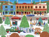 Visiting Santa Fine Art Print