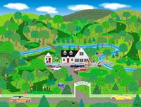 A Fine Day For Golf Fine Art Print